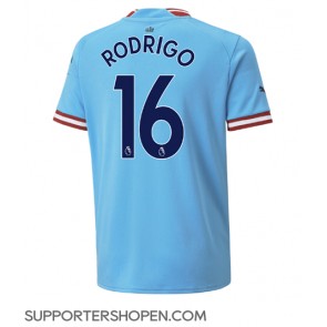 Manchester City Rodri Hernandez #16 Hemma Matchtröja 2022-23 Kortärmad